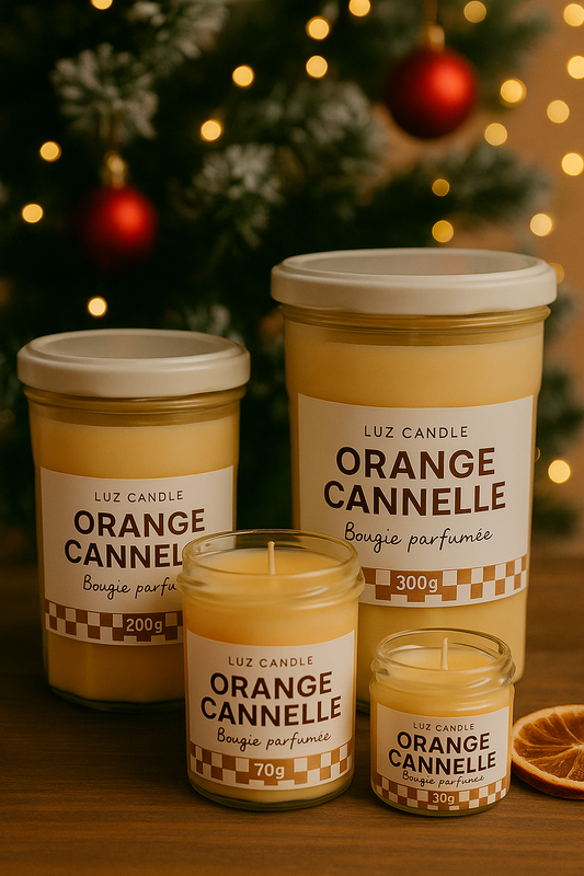 Bougie Parfumé Orange Cannelle